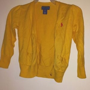Polo Ralph Lauren yellow toddler 3t sweater